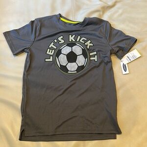 Old Navy Gray Short Sleeve Soccer Tee